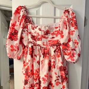 The A&F Emerson Puff Sleeve Mini Dress